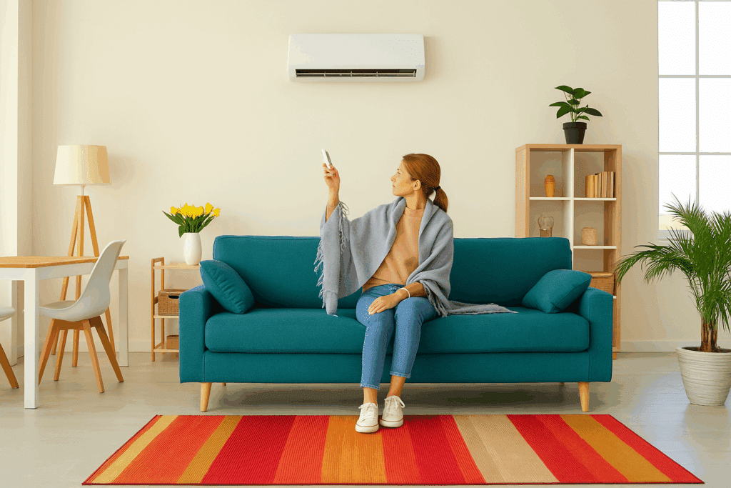 adjusting ductless thermostat